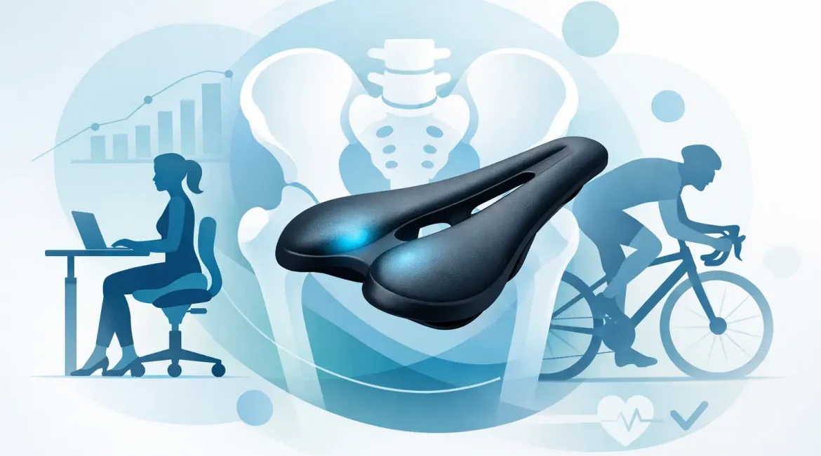 Saddle shape for pelvic comfort: cosa conta