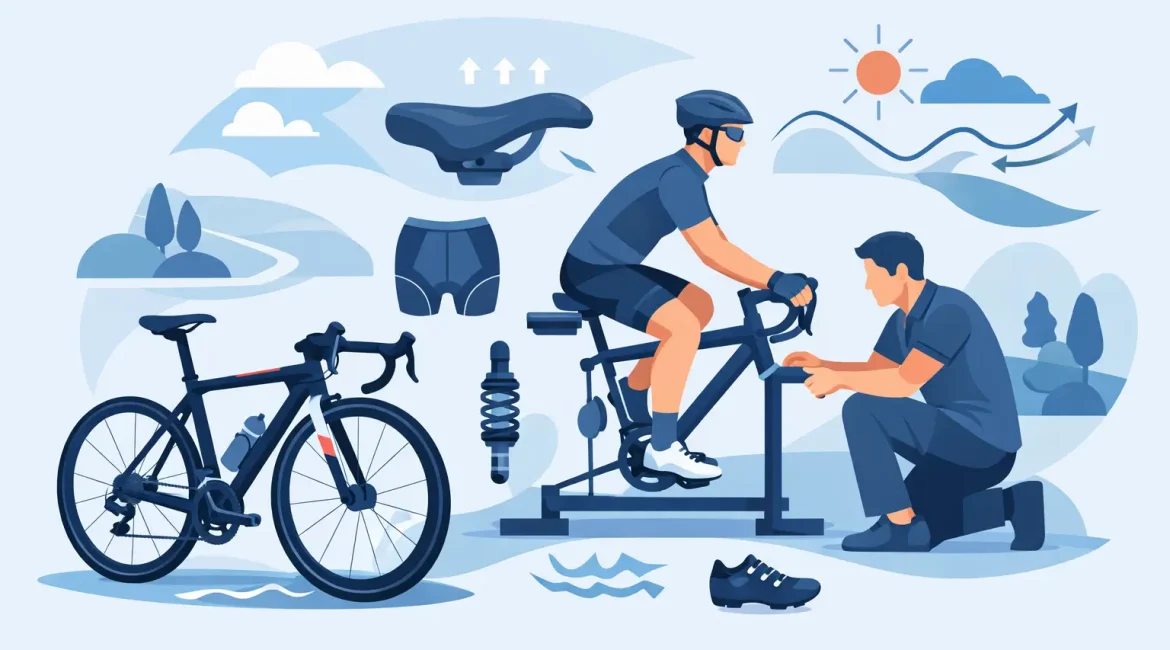 Come migliorare il comfort della bici da corsa
