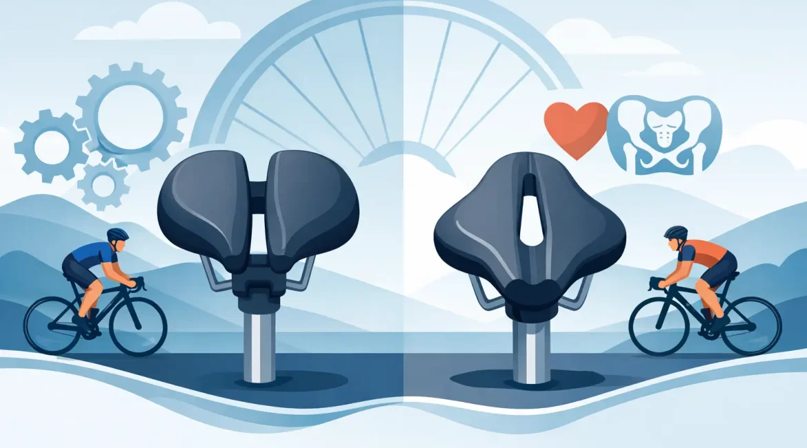 Split saddle vs cutout saddle: cosa cambia