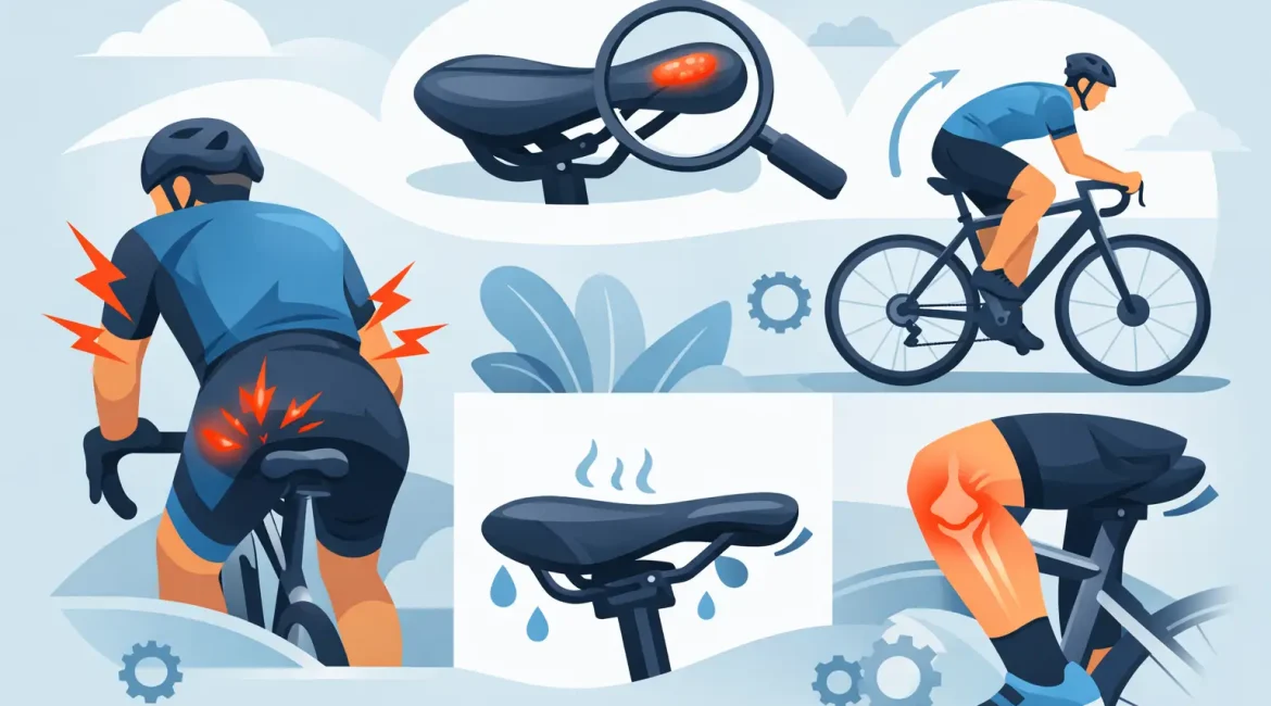 Cinque segnali di una sella inadatta alla bici