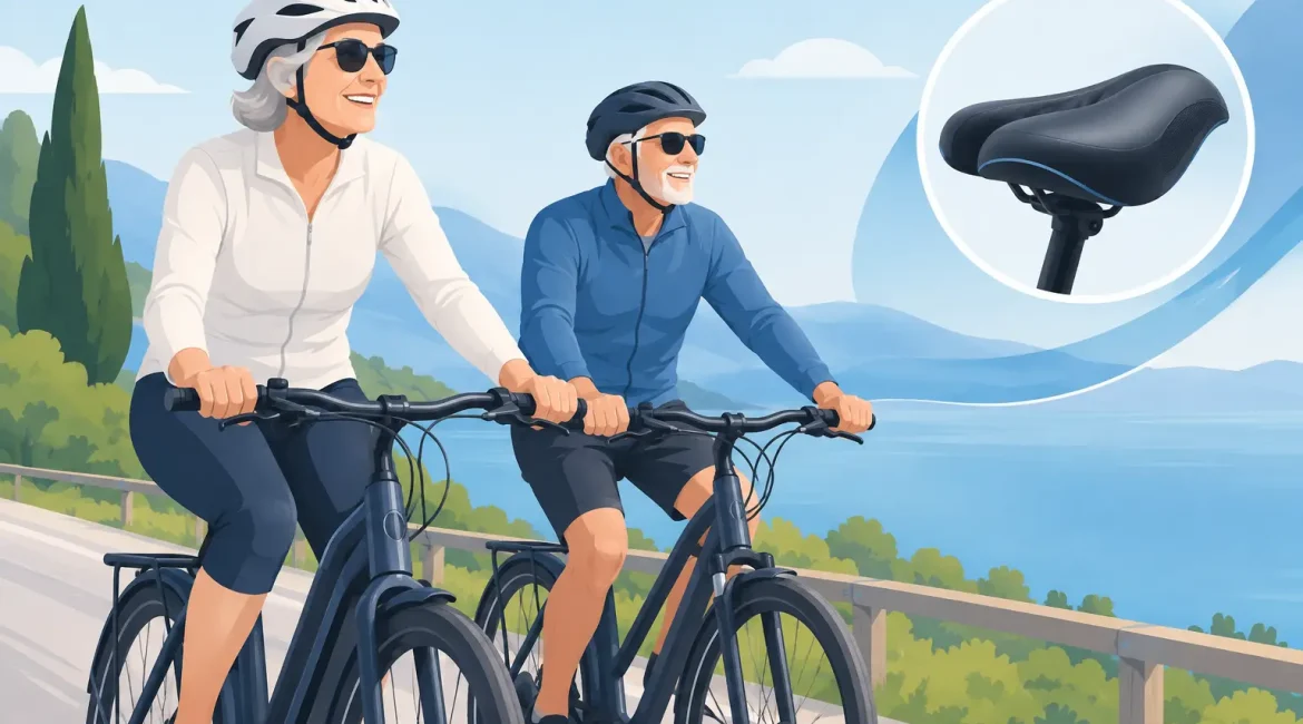 Studio comfort per ciclisti anziani in sella