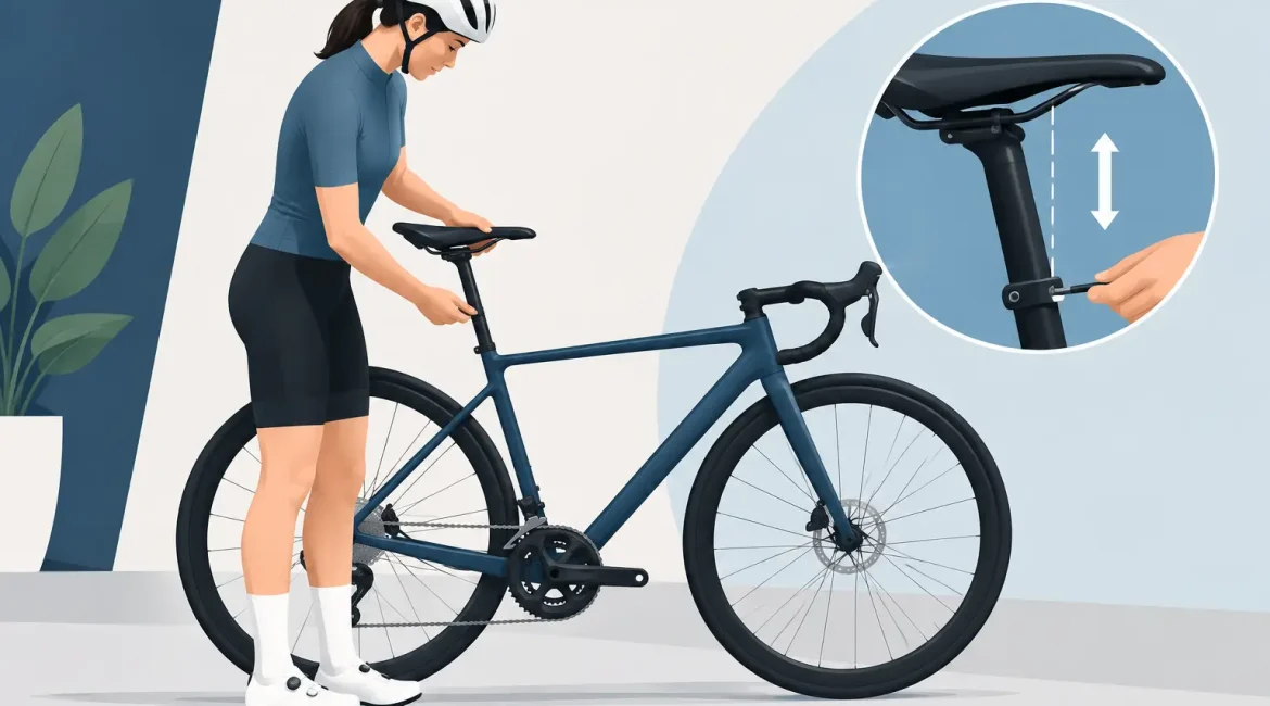 Come regolare l'altezza della sella in bici