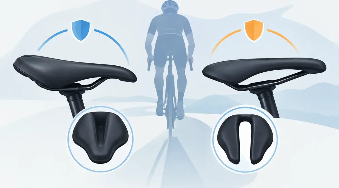 Low nose saddle vs noseless: quale protegge meglio?