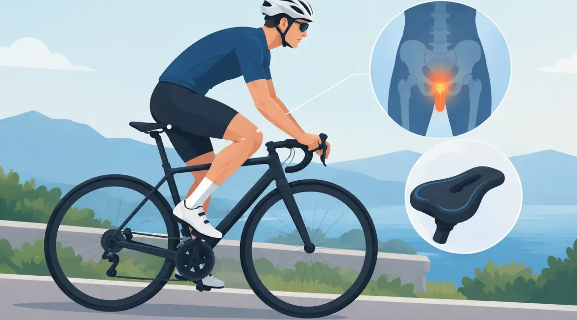 Testimonianza ciclista con intorpidimento genitale